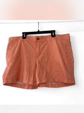 Cottagecore Old Navy Coral Polka Dot Women's Shorts size 14